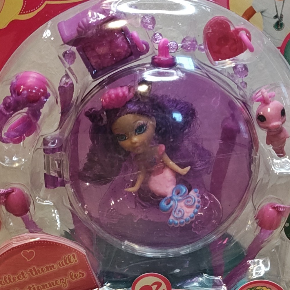 Barbie Peek-a-boo Petites Kids Purple Caley of the Caribbean Mermaid 80 - Picture 2 of 9